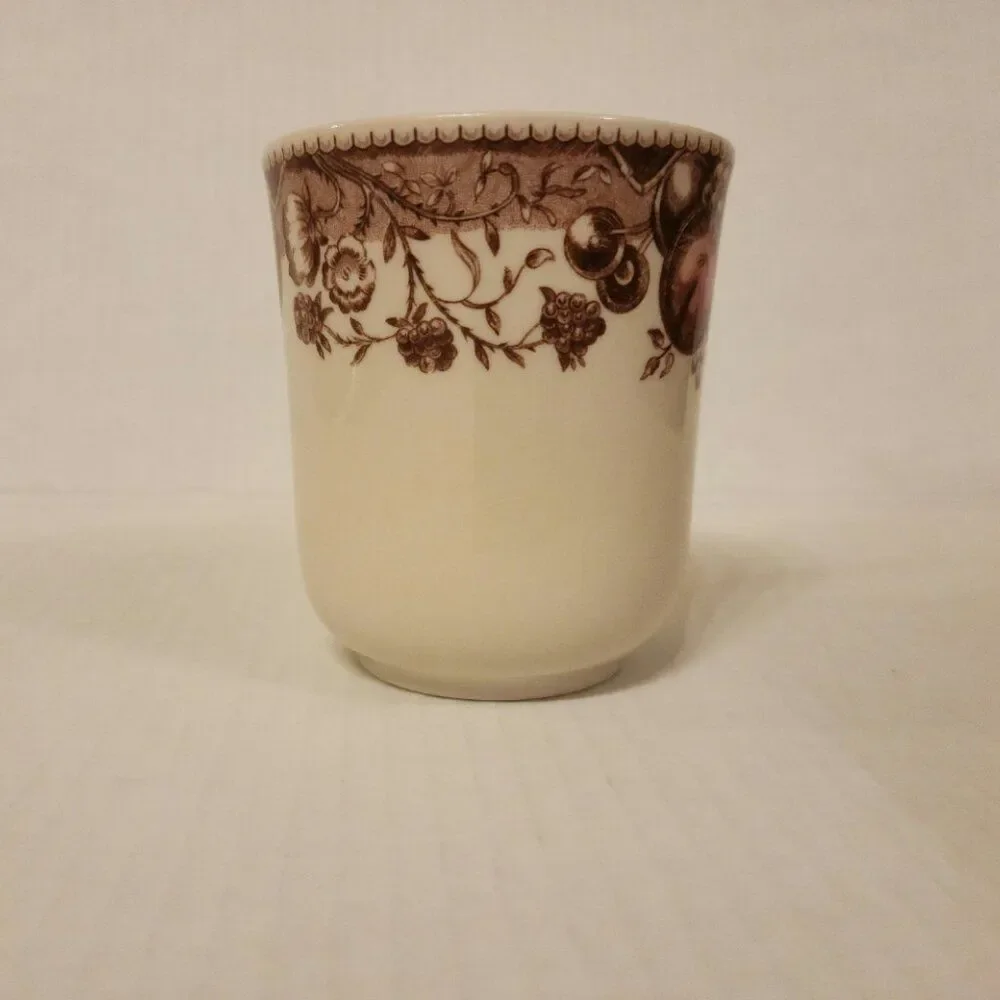 Johnson Bros His Majesty Coffee Mug Cup Thanksgiving Turkey Harvest England EUC